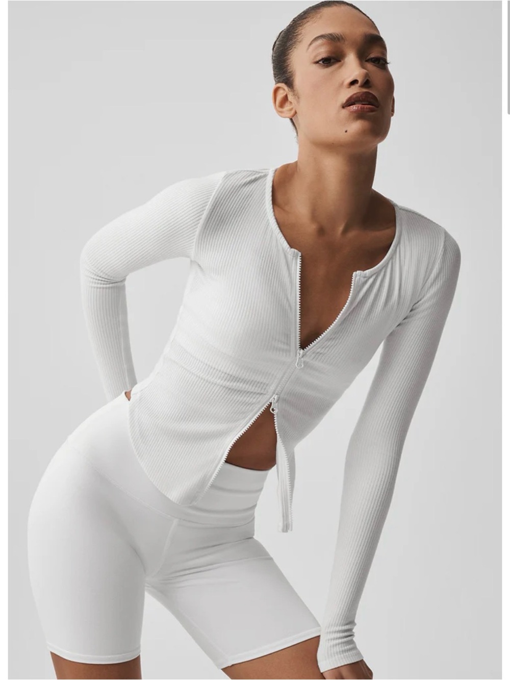 NWT Alo Ribbed Stardust Jacket Size S